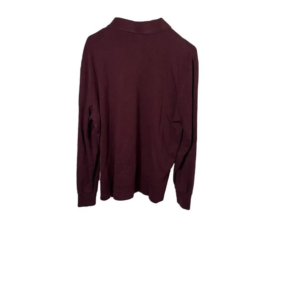 Polo Ralph Lauren, men’s long sleeve pony logo 1/4 button knit polo shirt Large - Picture 9 of 9